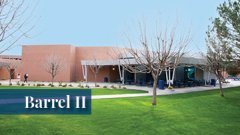 Exterior of Barrell Student Center II.