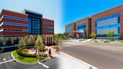 exterior images of AZ & IL clinics side by side