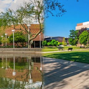 Collage of the MWU Arizona and Illinois campuses.
