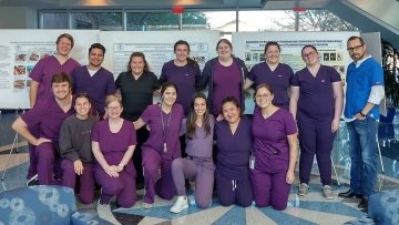 College of Veterinary Medicine (CVM) student presenters at the Advanced Veterinary Anatomy Dissection event