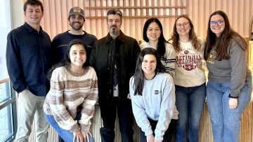 Students pose for picture
