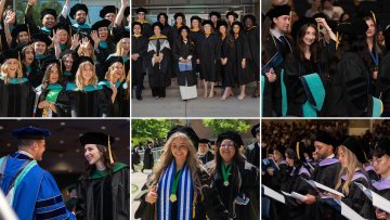 photo collage of graduation