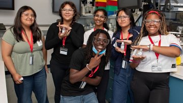Group of CPASS student in Pharmacy Lab