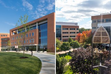 Composite photo of Benedictine and Midwestern Universities