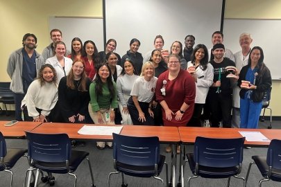 Group of faculty and student presenters