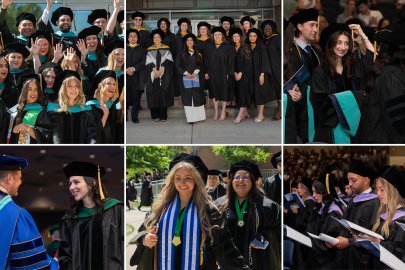 photo collage of graduation
