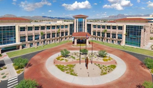 Mountain Vista Medical Center exterior shown from the air