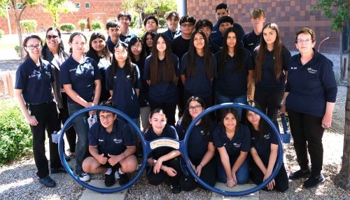 Pendergast Student Council group photo.