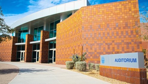 Exterior of AZ Campus Auditorium.