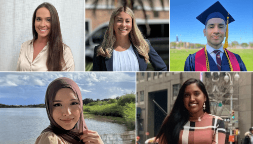 Composite photo of scholarship winners