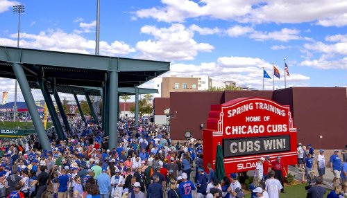 Spring training marquee sign.