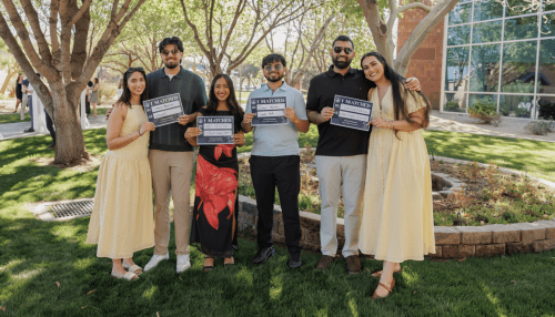 AZCOM Class of 2026 students show off their Match Day results on March 20, 2026
