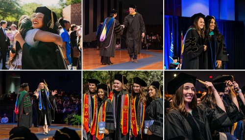 A photo montage of commencement ceremonies held at Midwestern University's Glendale Campus from June 1st to June 3rd, 2026