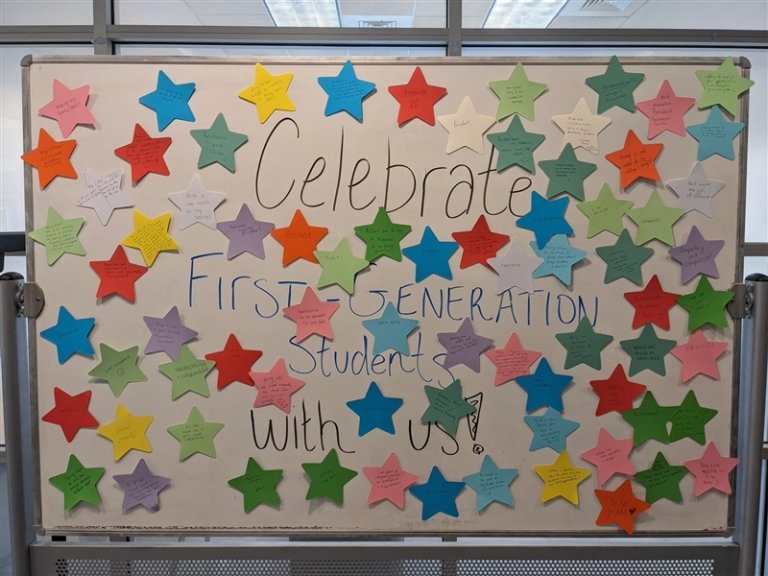 Board of Stars for first generation Honors students