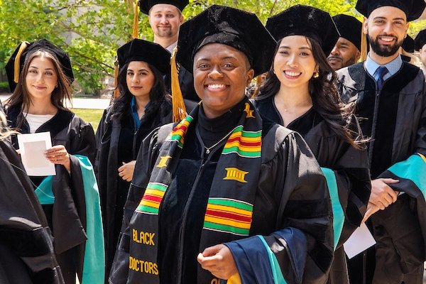 Graduates gather at Spring 2023 commencement