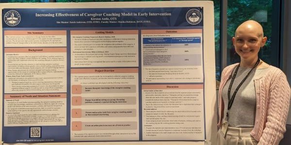 Kirsten Antle presents her capstone project.